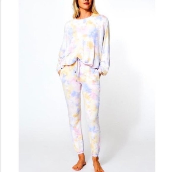 Young Fabulous & Broke Tie Dye Joggers Size M - Picture 2 of 8